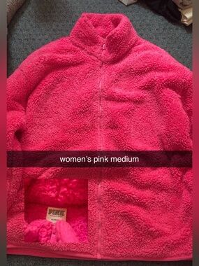 Women’s Pink Brand Fuzzy Jacket